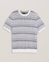SREVEL-Knitwear-SS Regular Jacquard T-Shirt- Ted Baker Romania